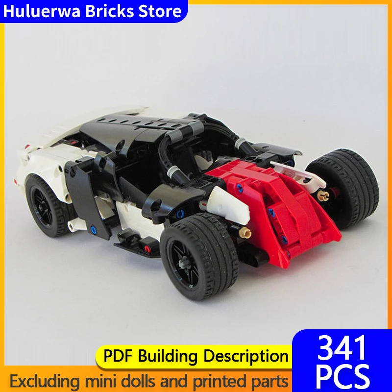 

Speed Racing Car Model MOC Building Bricks Top Tier Sports Car Modular Technology Gifts Holiday Assemble Children Toys Suit