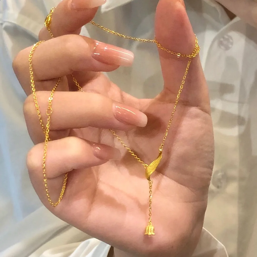 Inspiration Simple and winding lily of the valley Necklaces New in Simplicity Fashion collar Chain Party fine Jewelry Gifts
