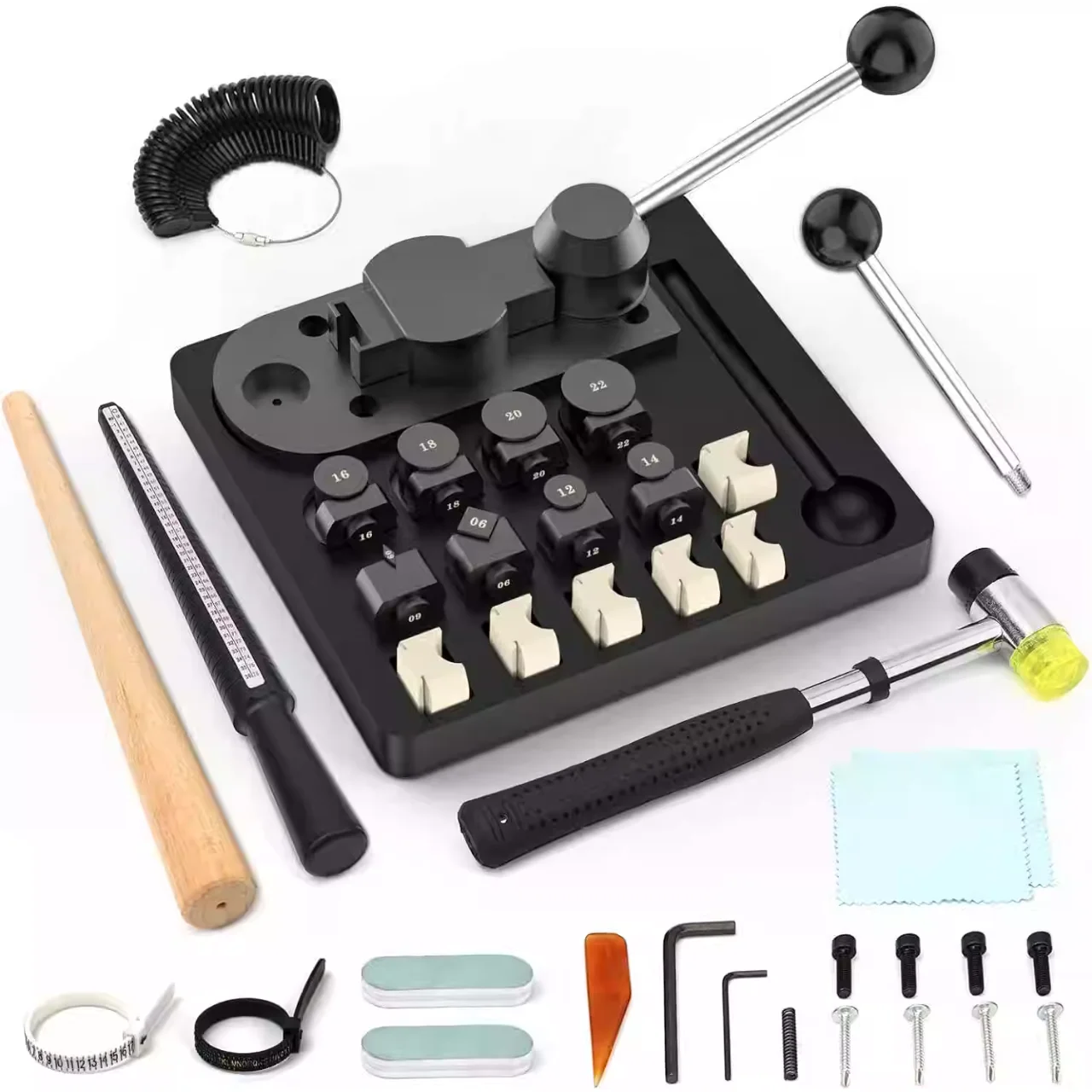 

Ring Bending Machine Gold Silver Copper Rounding Forming Rolling Machine Ring Measurement and Shaping