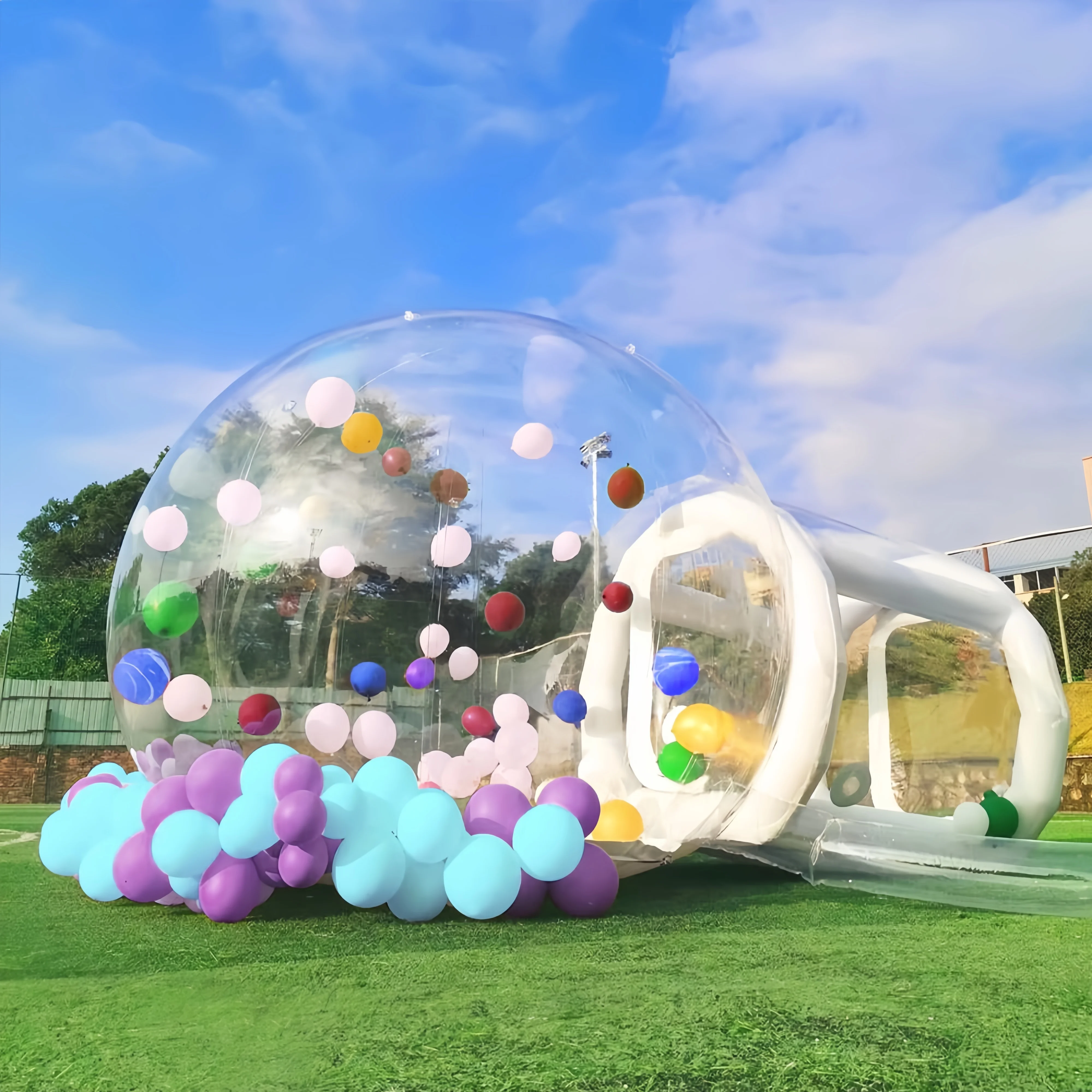 

16ft bubble bounce house Kids Inflatable bouncy bubble house with jumping pvc transparent Inflatable bubble tent house
