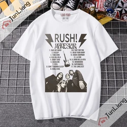 Maneskin Streetwear Italian Rock Band Women's T-shirt Kpop Harajuku Sportswear Man Y2k Clothing Goth Clothes Tops Men Funny Tees