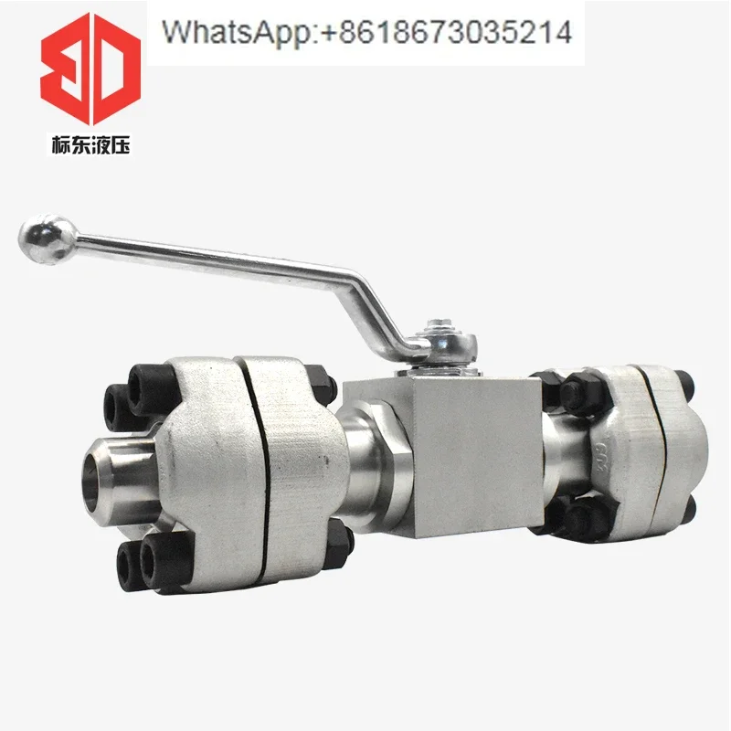 

Stainless steel ball valve sae rkh + dn40 khb-25-f3 valve high pressure khb-25-f6 carbon steel with flange and welded pipe