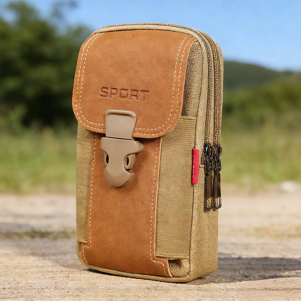 Multifunktionale Taktische Hüfttasche EDC-Tasche für Herren Outdoor Jagd Wandern Reiten Arbeitswerkzeug-Aufbewahrung Rucksack Kartenetui