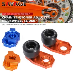 Chain Adjuster Regulator Sliders For EXC EXCF 525 520 500 450 400 350 380 300 250 200 125 XCW SX Motorcycle Rear Wheel Protector