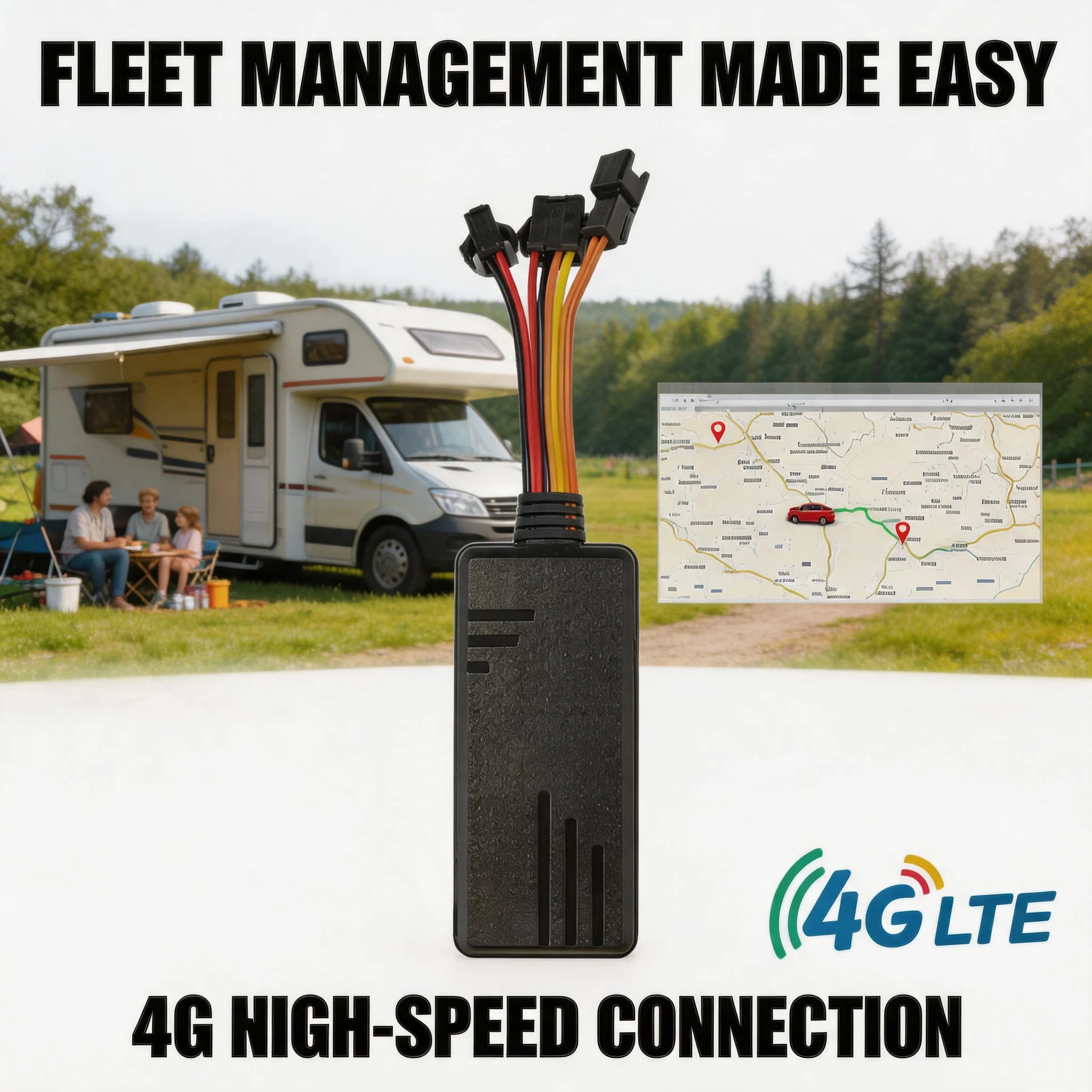 Fleet Management Vehicle GPS Tracker J16 4G CAT1 Simcom 7670SA ACC Relay GT06 CRX3 for Cars Buses Trucks Motorcycles Real Time