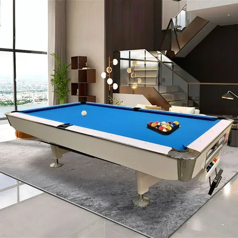 

#Cheap price quality super flat slates tolerance 0.05mm 9 ball American standard size style club pool table billiards for sale