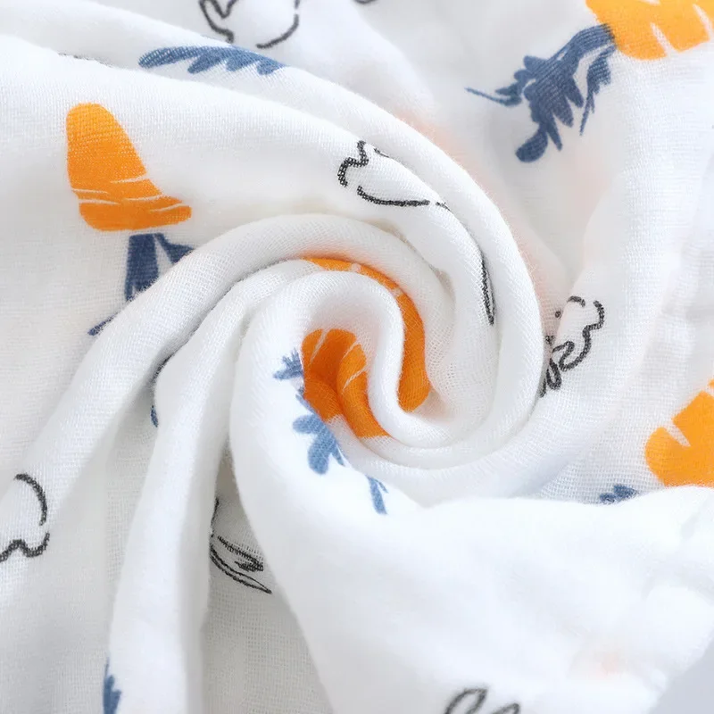 Baby Badhanddoek Jongen Meisje 100% Katoenen Baby Handdoek Deken Voor Pasgeboren Baby Badjas 6 Lagen Gaas Washandje Baby Swaddle