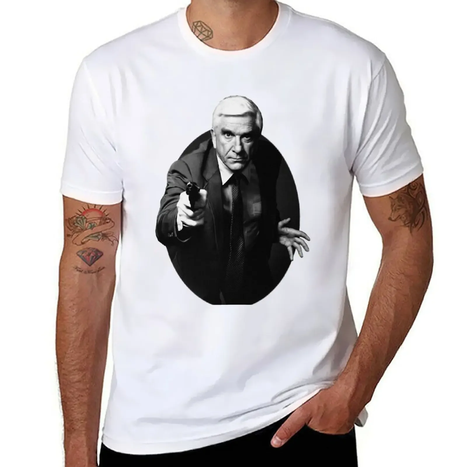 animal prinfor boys mens t shirt Nice Keepsake Leslie Nielsen Awesome For Music Fan T-Shirt new in tops& tees shirt homme 2024