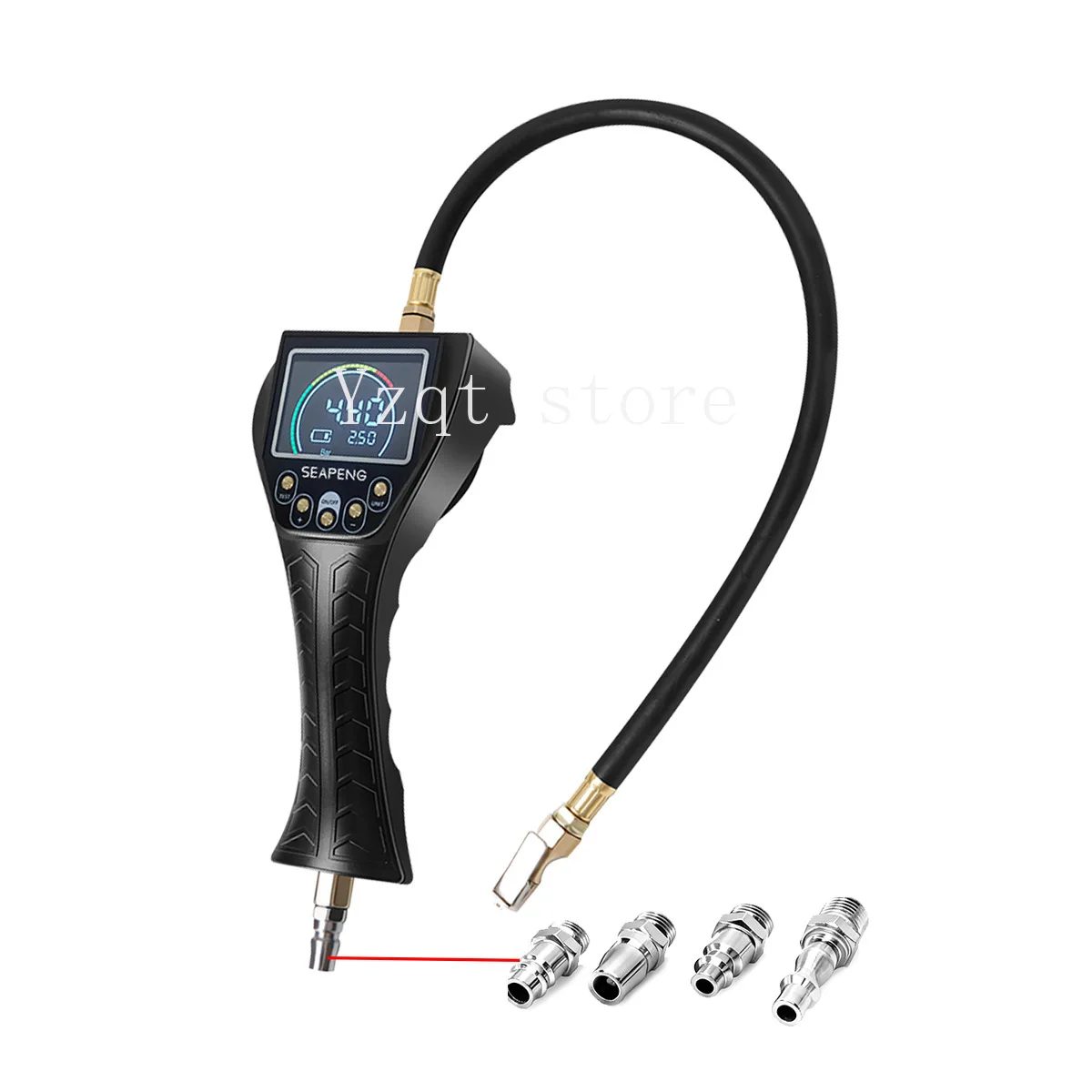 Fully Hand-Held Digital Tyre Pressure Gauge Rechargeable
