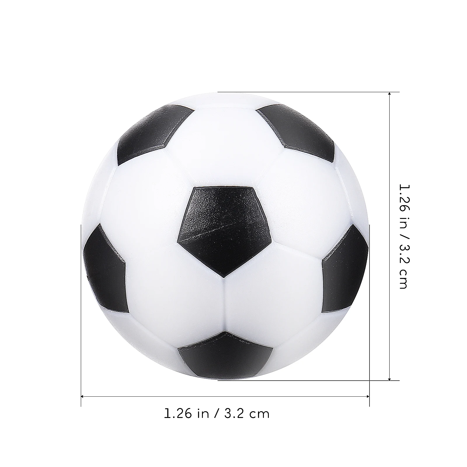 

8Pcs Mini Foosball Table Balls Replacement Set Realistic Design Smooth Surface for Table Football Game Kids Party Favor Bags