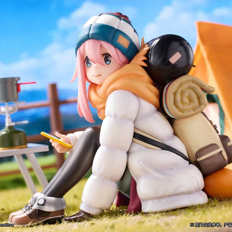 

Laid-Back Camp Kagamihara Nadeshiko 100% Original genuine PVC Action Figure Anime Figure Model Toys Figure Collection Doll Gift