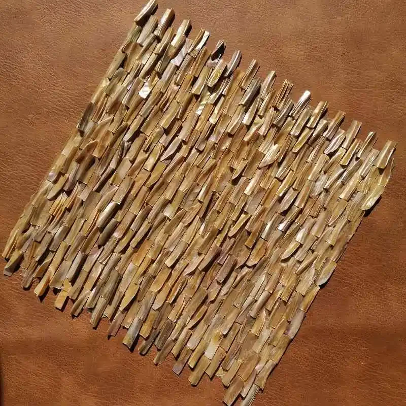 

Shell Mosaic Tile Natural White Mother of Pearl Wall Backsplash Bathroom Tiles fish scale sheet kitchen 97