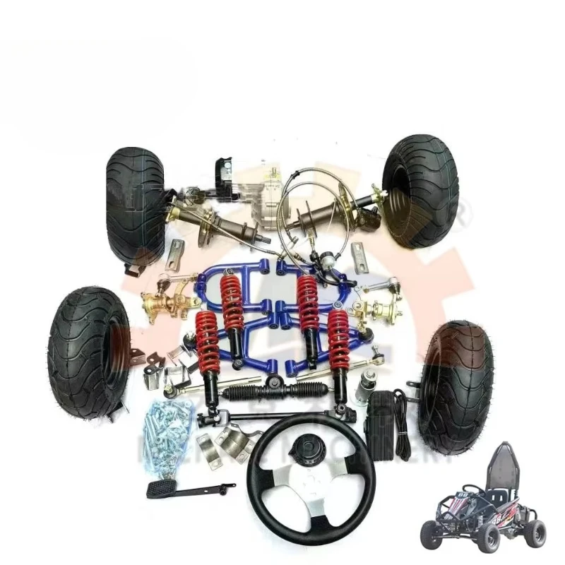 

Electric Go Kart Chassis Complete Part Kits Rear Bldc Motor UTV Parts Accessories