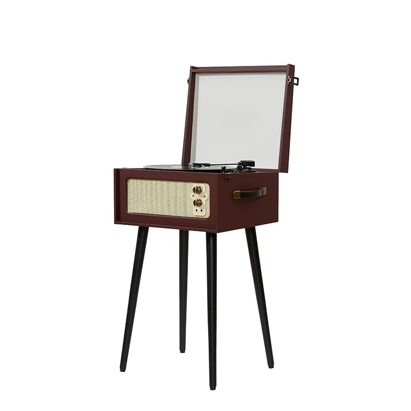 

Retro Bluetooth vinyl record player, high-value floor-to-ceiling integrated type