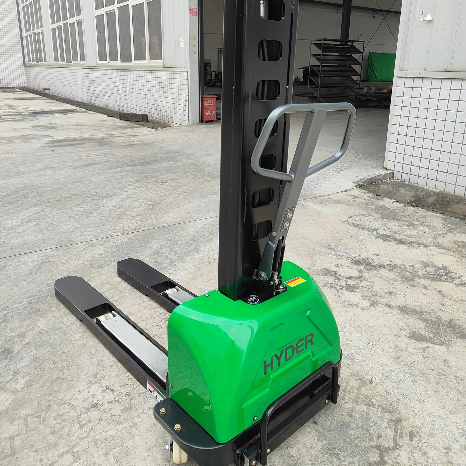 500kg 1000kg Portable Lead Acid Electric Pallet Stacker 0.5 Ton Self Loading Forklift Semi Electric Stacker