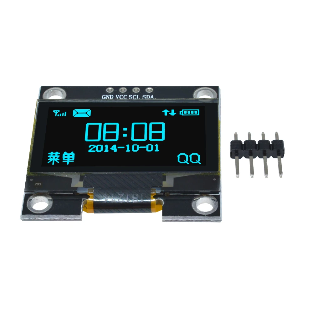 Modulo OLED da 1,3 pollici Modulo display da 1,3 pollici Bianco/Blu 128X64SPI/IIC I2C Comunicare il colore Modulo display LED LCD OLED da 1,3 pollici
