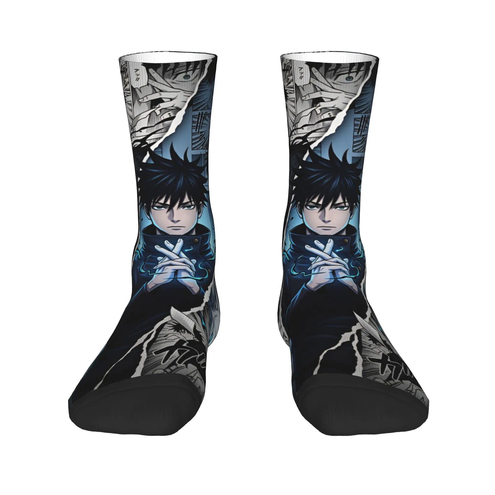 Jujutsu Kaisen  Socks Autumn  Stockings Funny Men Breathable Socks Design Cycling Anti Sweat Socks