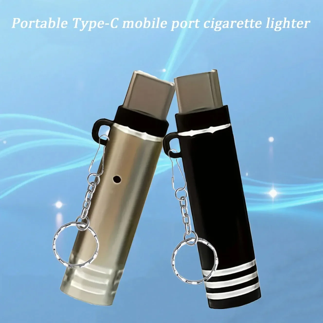 car plug USB C, plug into phone to work, no need to charge, only suitable for 2-piece set of smartphones with USB-C port