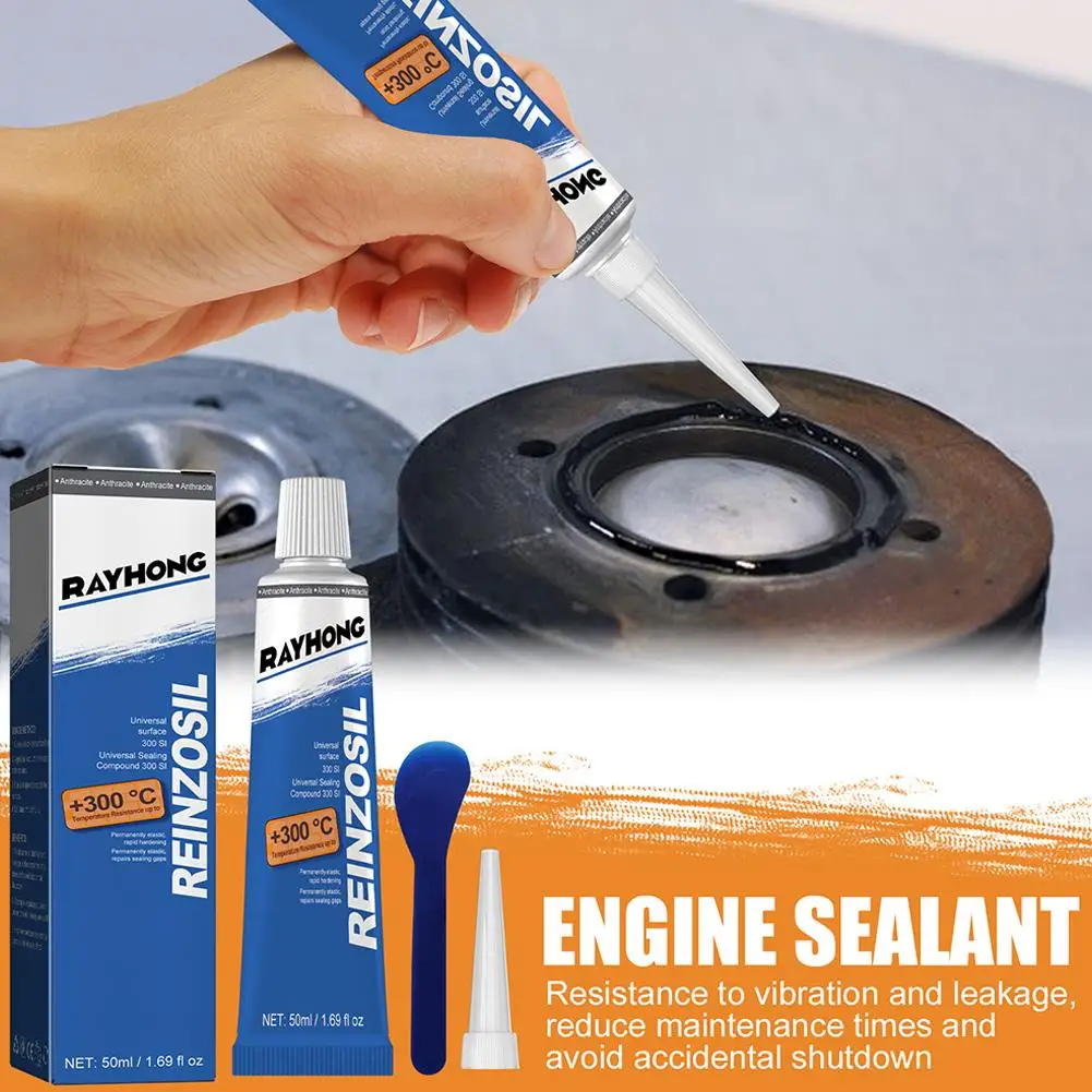 

50ML Car Engine Sealant Repairing Adhesive Super Glue Tank Auto Water Special Steel Glue Plugging Radiator Iron Leakage Wel N7B0