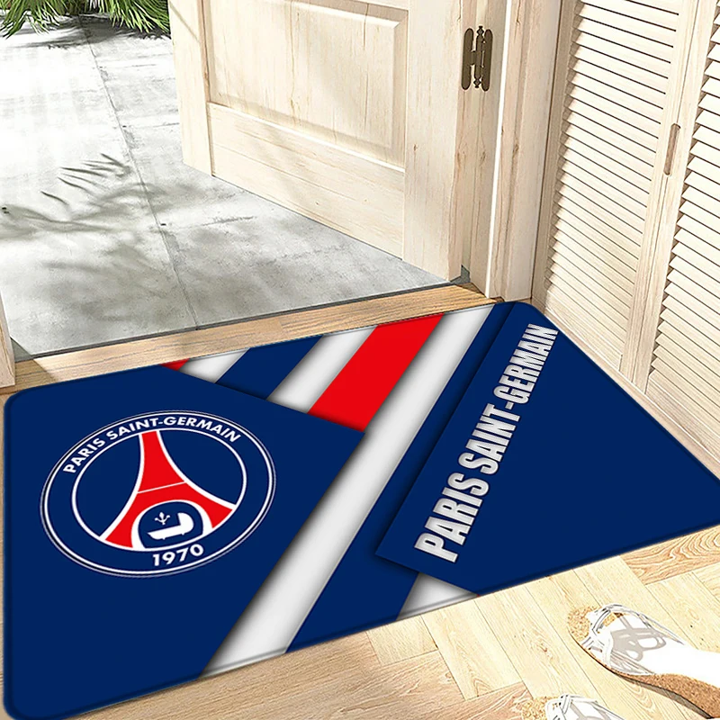 Welcome Carpet Interior Room Rugs Football Carpets Entrance Doormat Prayer Rug Floor PSG Mats Non-slip Bath Mat Kitchen Decors