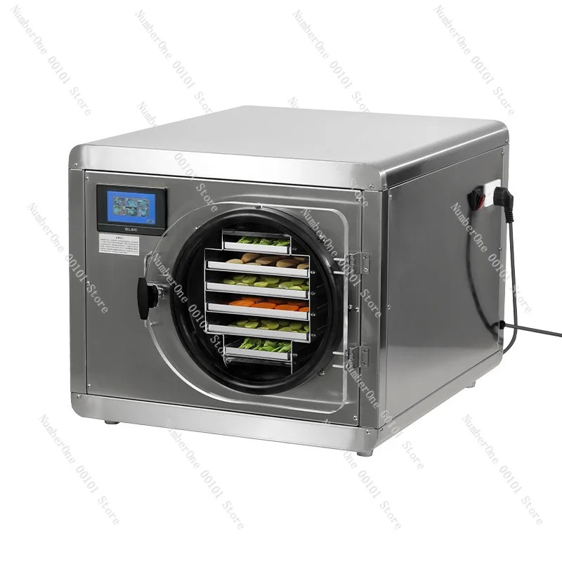 

New Commercial Small Stainless Steel Food Freeze Dryer for Dehydrated Vegetables Fruits Cross Border Vacuum Drying Machine