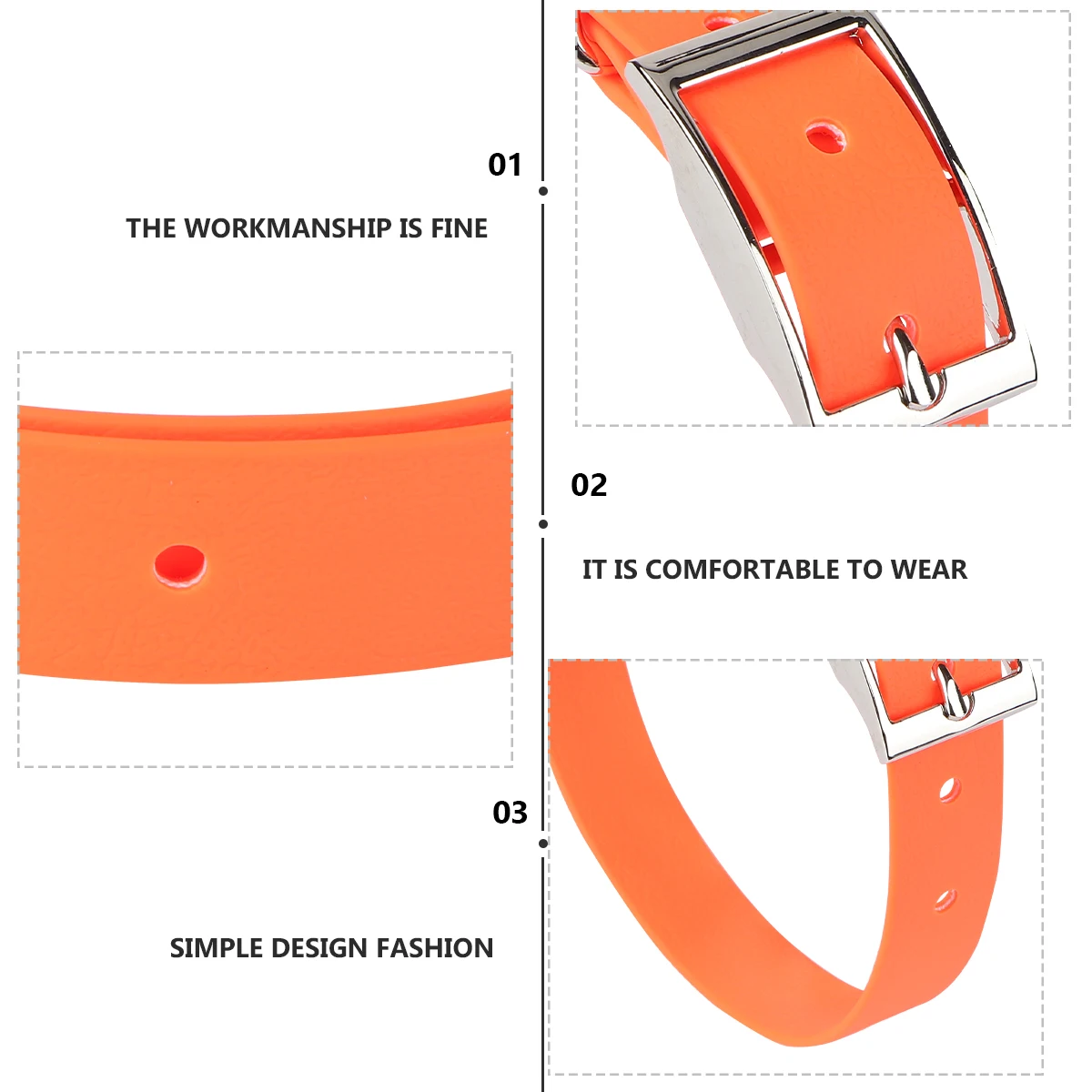 Pet Adjustable Pvc Dog Collar For Small Medium Cow Collars Dogs Durable Cow Style Puppy Collar