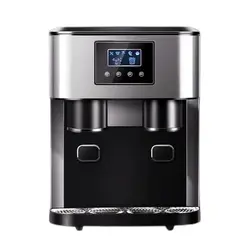 110V 220v acqua di ghiaccio 16KG Dispenser proiettile elettrico macchina per ghiaccio cilindrica macchina automatica per la produzione di ghiaccio per uso domestico negozio di tè al latte