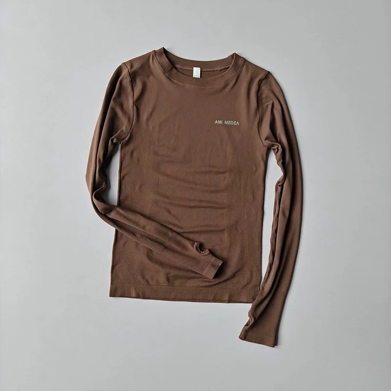 Women's High-Elastic, Quick-Drying, Breathable Long-Sleeve T-Shirt for Workout, Weightlifting, Running, Yoga, and Fitness image 4