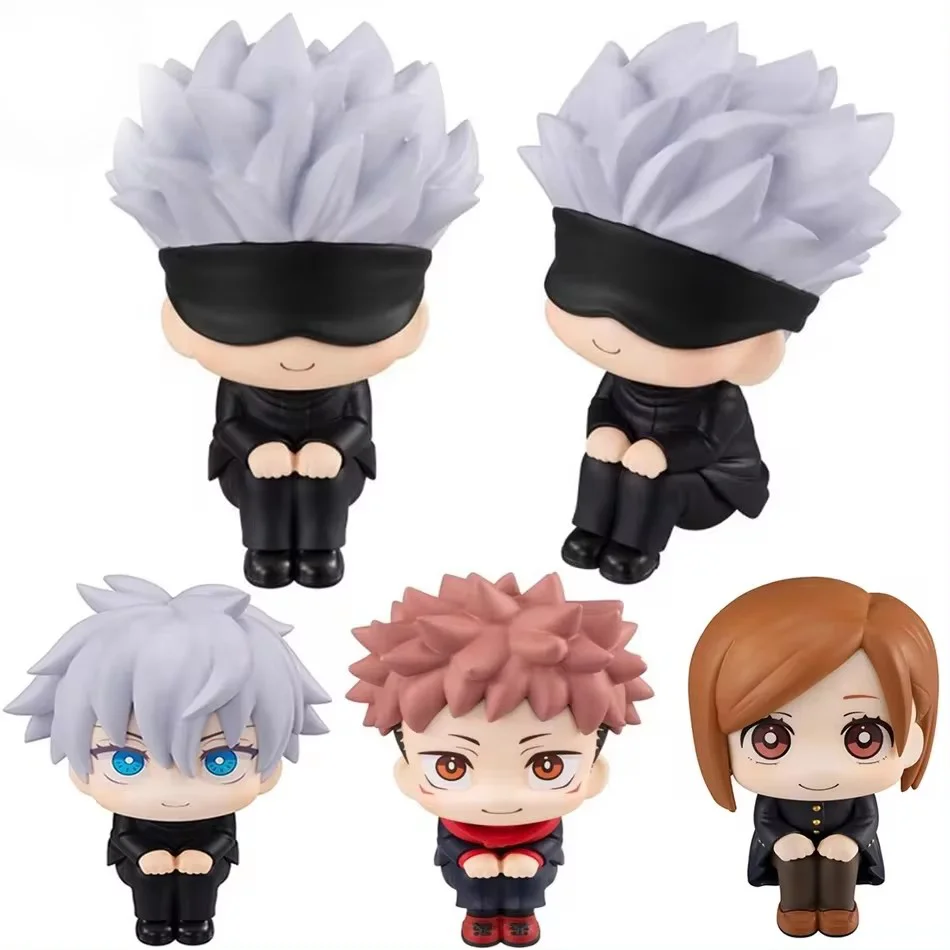 10cm Anime Jujutsu Kaisen Figure Itadori Yuji Gojo Satori Fushiguro Megumi Kugisaki Kawaii Toy PVC Model Action Figure Kid Gift