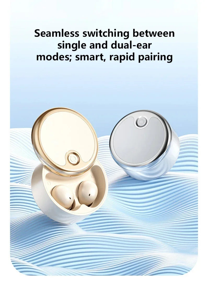 Mini-Slide-Open-Ohrhörer Bluetooth V6.0 Kabellose Kopfhörer Typ-C-Ladung 10M Verbindung Open-Ear-Sportkopfhörer für Telefon – Detail 11
