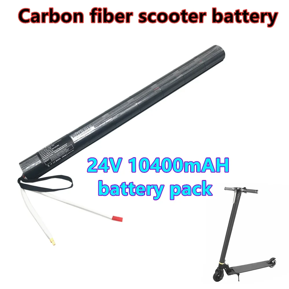 

100% 24V 10400mAH 18650 Lithium Battery Pack Carbon Fiber Electric Scooter Battery Pack