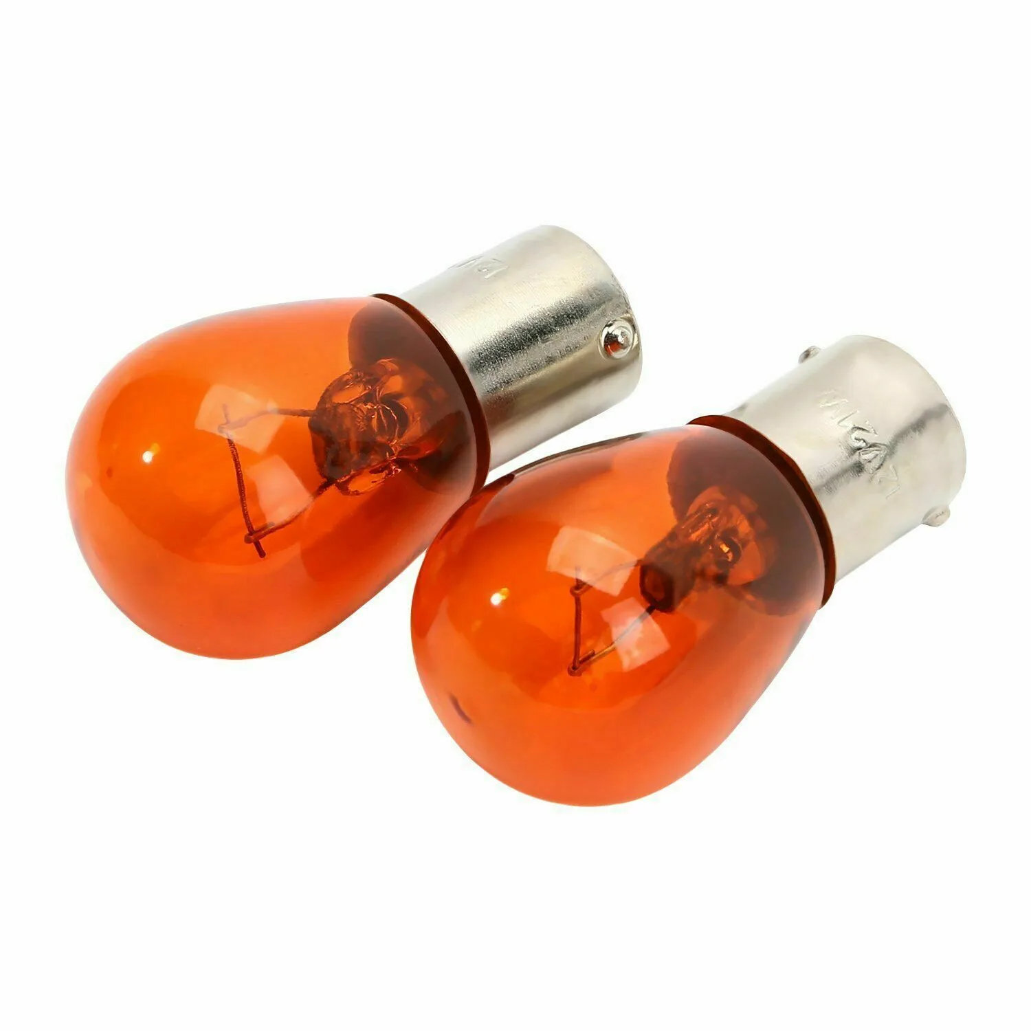 Kit Bulbs Lens Plastic Smoke Turn Signal ABS Indicator Replacement Single Filament 2002 Up 4 Sets Covers Amber