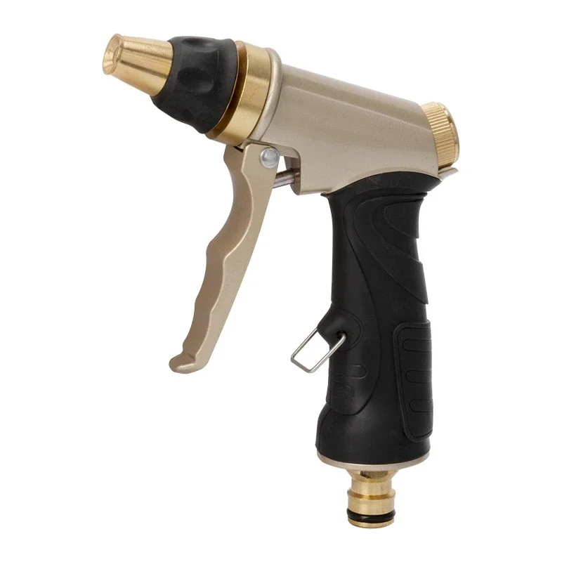 

Copper-Zinc Alloy High-Pressure Water Gun - for Car Wash, Garden Irrigation & Cleaning