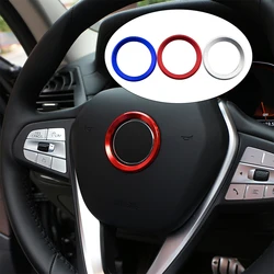 Car Steering Wheel Sticker Aluminum Circle Logo Trims Cover for BMW 1 2 3 5 Series X1 X3 X5 X6 E36 E39 E46 E30 E60 E90 E92 F30