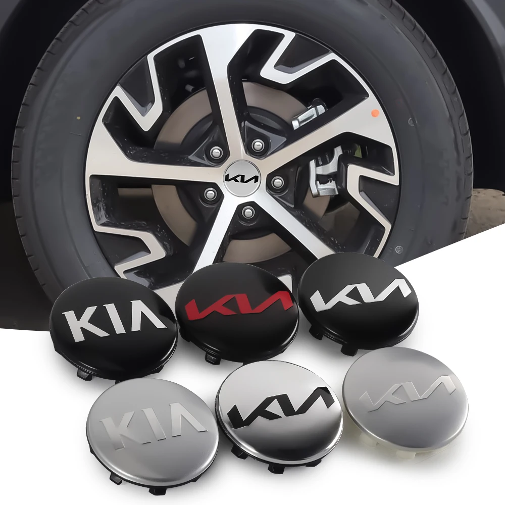 

4Pcs Car Styling 58mm Wheel hub Center Cap Badge Covers Accessories For Kia Pegas Sorento Soul Cerato Sportage Optima Niro K5 K3