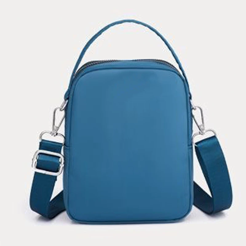 Oxford fabric crossbody bag, single shoulder strap, suitable for both men and women, versatile canvas small bag image 2