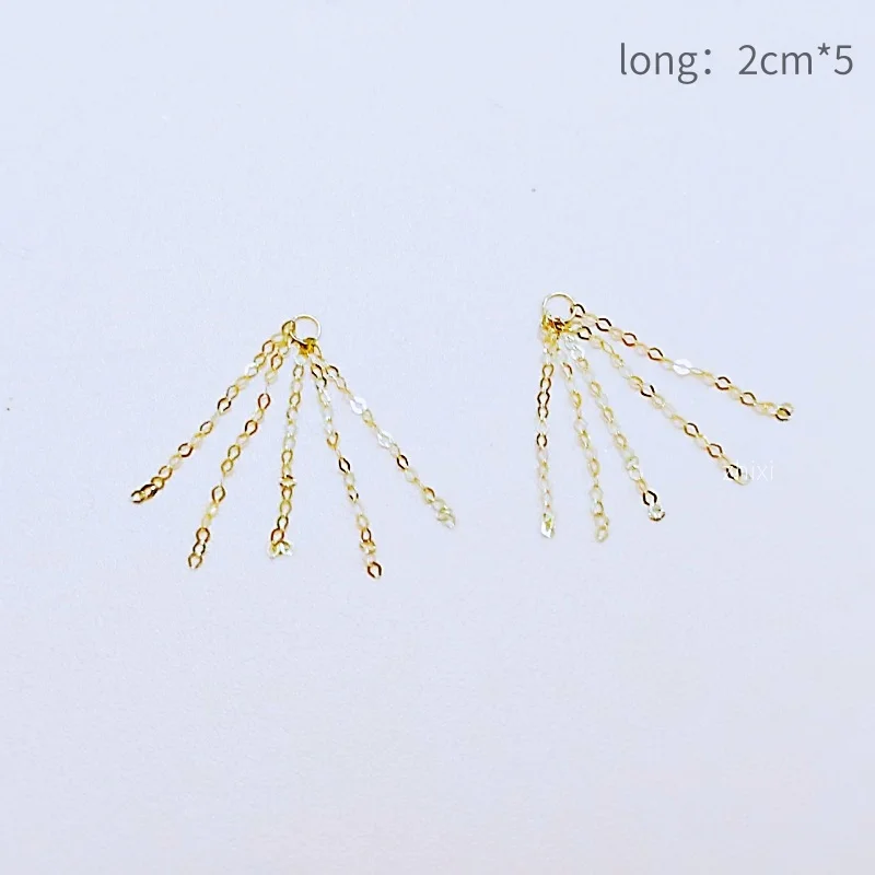 

DIY 18-каратные золотые аксессуары, серьги AU750, бутик ювелирных изделий, элитные ювелирные изделия, женский подарок без сережек w10006