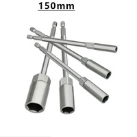 150mm Deep Nut Driver Bits Set Impact Socket 1/4\