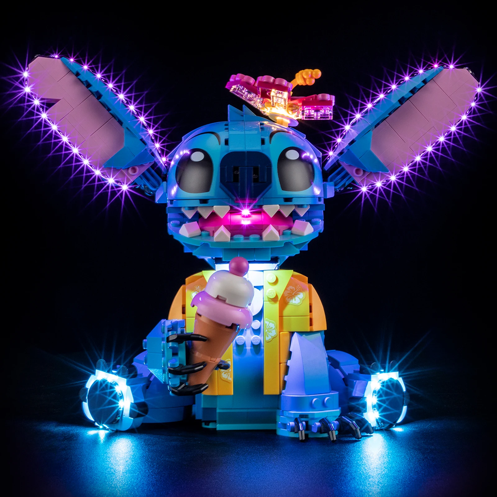 

Lighting Set For LEGO Stitch 43249 Not Include Building Block (Only Led Light Kit)