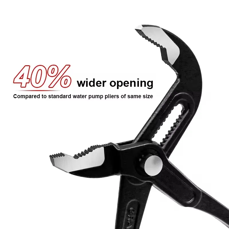 8/10/12 inch Adjustable Water Pump Pliers Quick-Release Plumbing Pliers Pipe Wrench Water Pipe Clamp Pliers Household Hand Tools