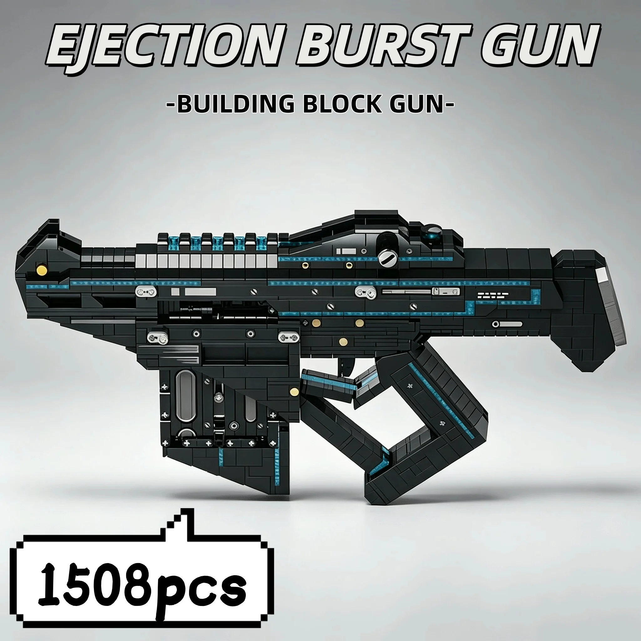 

Military Series Building Block Gun Models Assault Rifle Pistol Simulation Shooting Gun DIY Building Block Assembly Toy Gift
