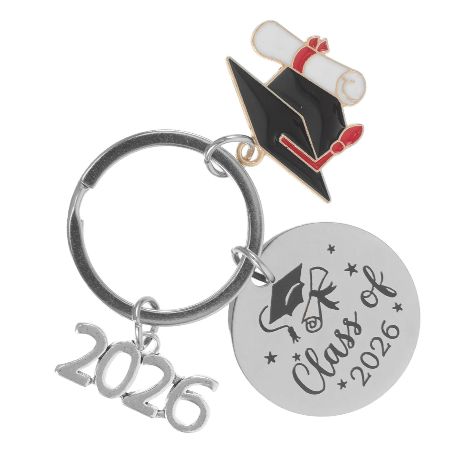 Graduation Cap Keychain Senior Class of 2026 Inspirational Graduation Present for College High School Grad Party Favor