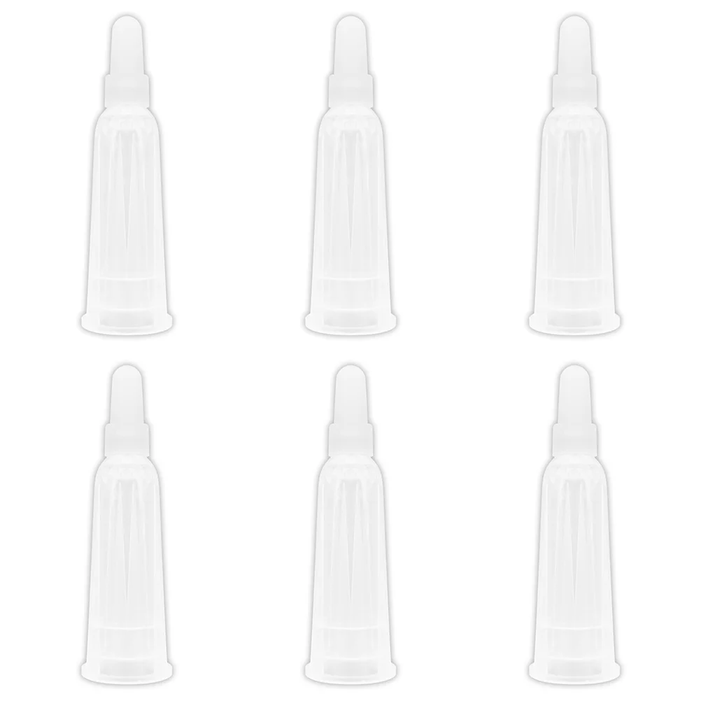 6 Pcs Ampule Bottles Tips Replacement Ampoule Opener Accessories for Applicator Liquids Dispensing Caps Tpe