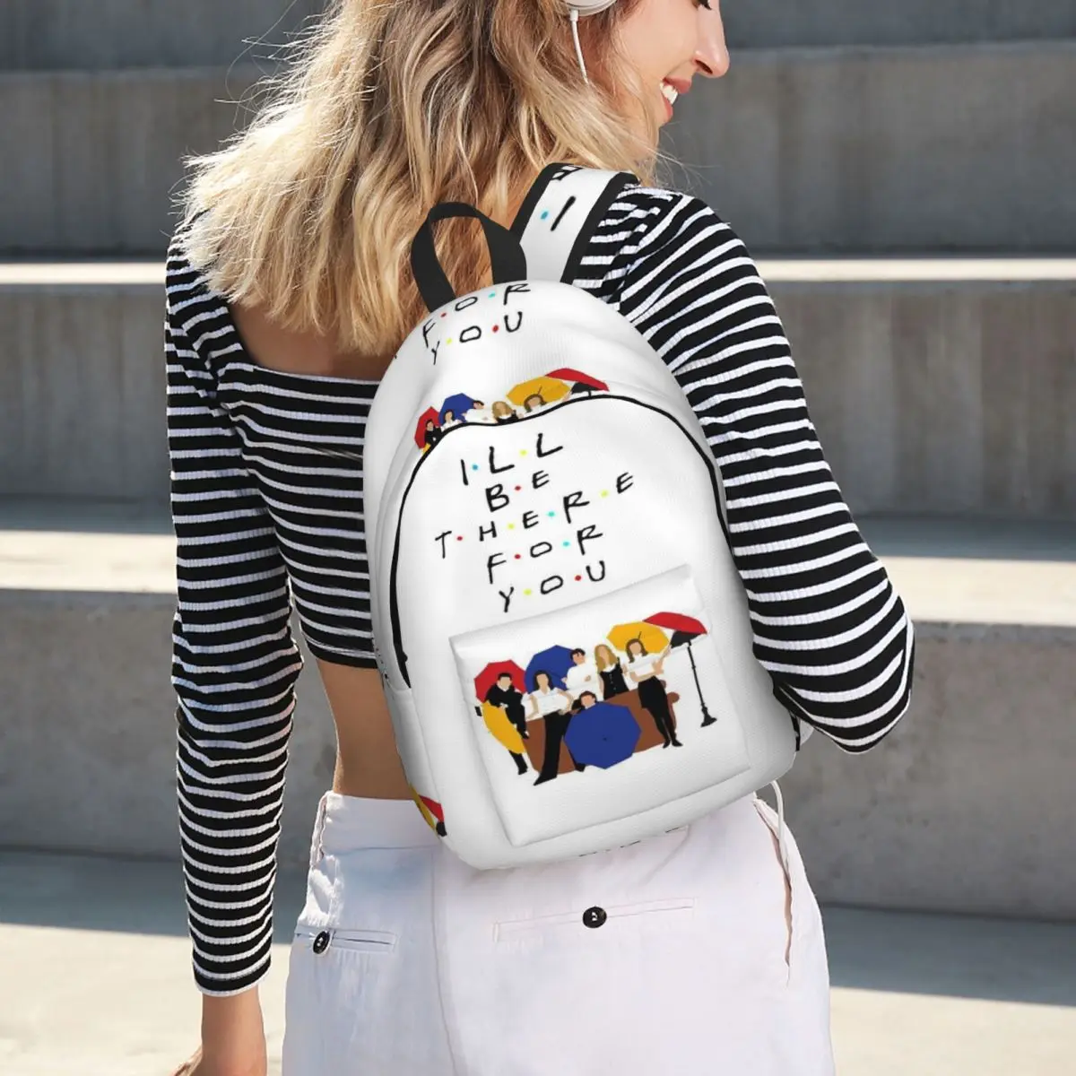 Friend TV Show Backpack Hot Sale Daypack Large Capacity Children BookBag School Bag Shoulder Bags for Men Women