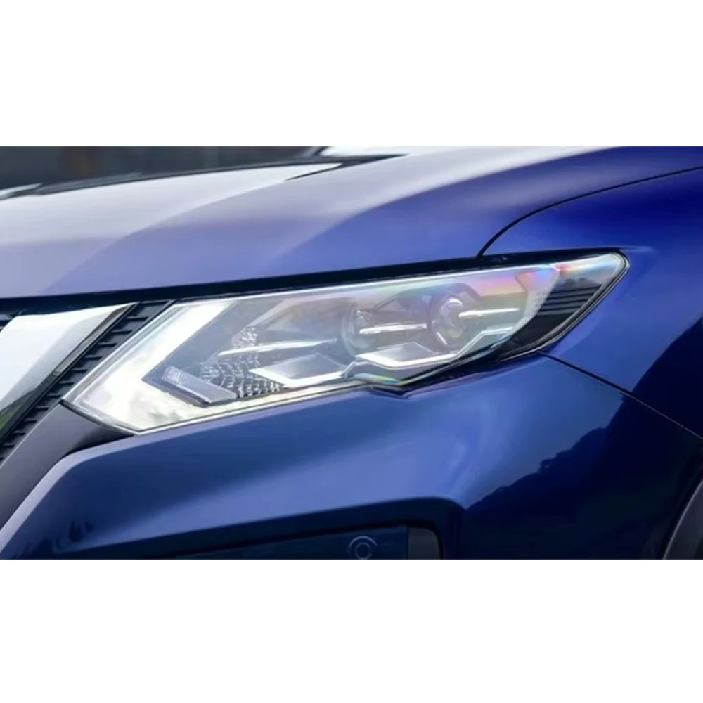 

For Nissan Xtrail 2017-2020 Car Front Headlight Lens Cover Transparent Lampshade Left Right Headlamp Shell Car Accessories