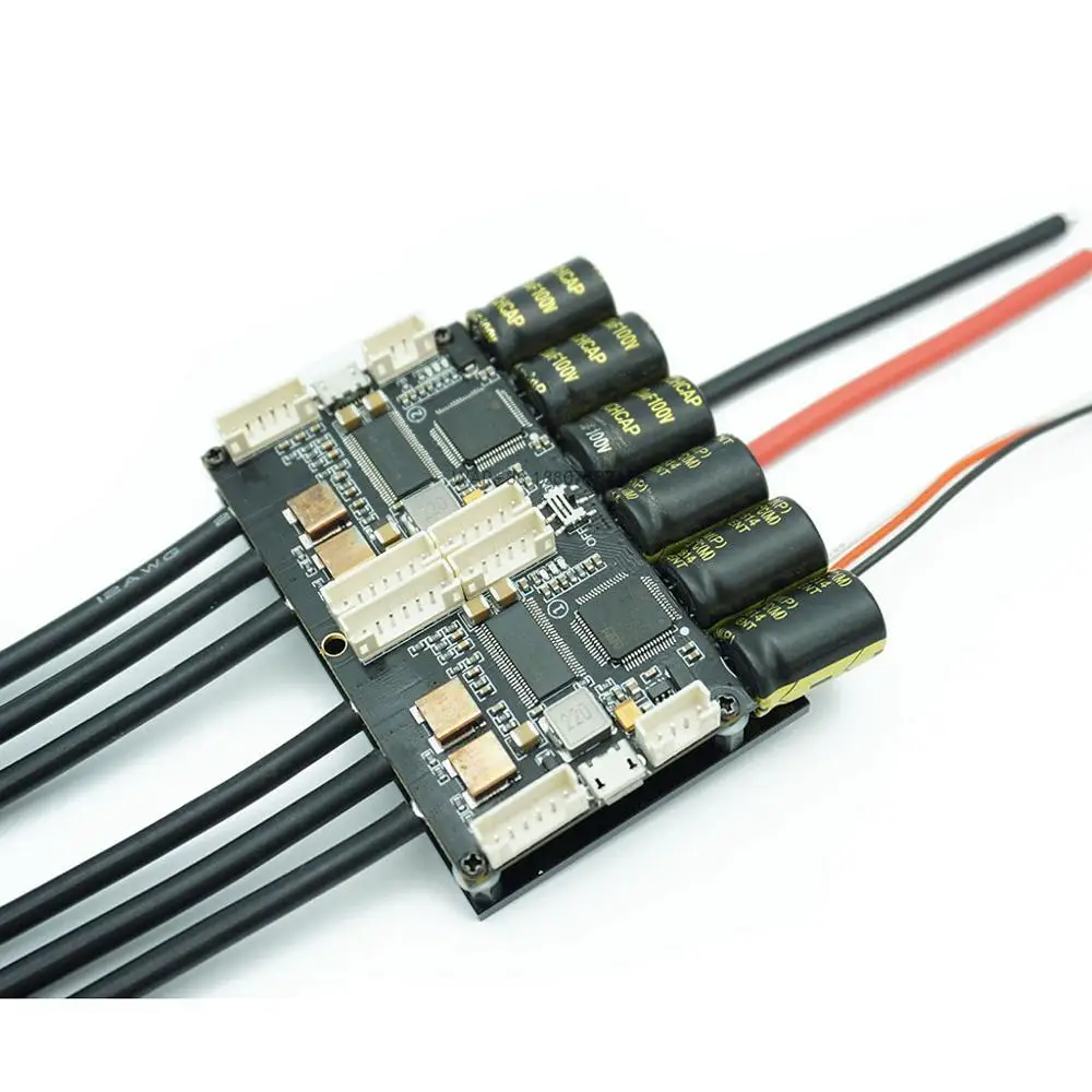 

100A PWM Input Dual ESC Based on VESC Skateboard Electronic Regulator ESC Brushless DC Motor Speed Controller