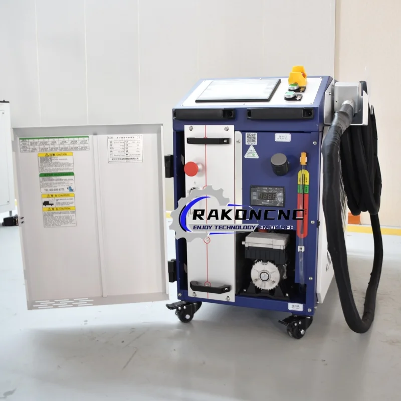 

1000W Handheld Wood Cleaner Pulse Laser Cleaning Machine for Paint Rust Oil Removal 300W 200W 500W Air-cooled Water Cooling Tool