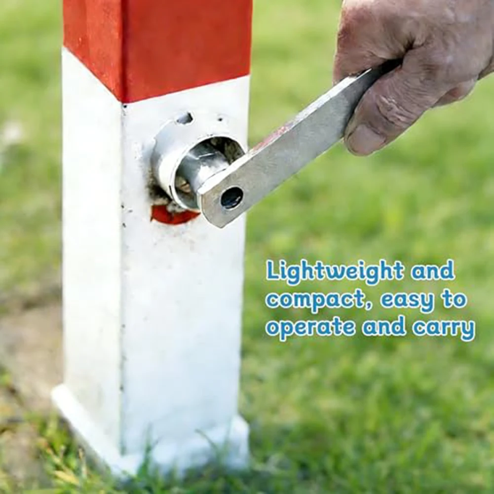 

Треугольный ключ для барьерных стоек и боллардов с креплением M10, подходит для трехсторонних ключей-головок, для обеспечения безопасности парковок и блокировки ворот