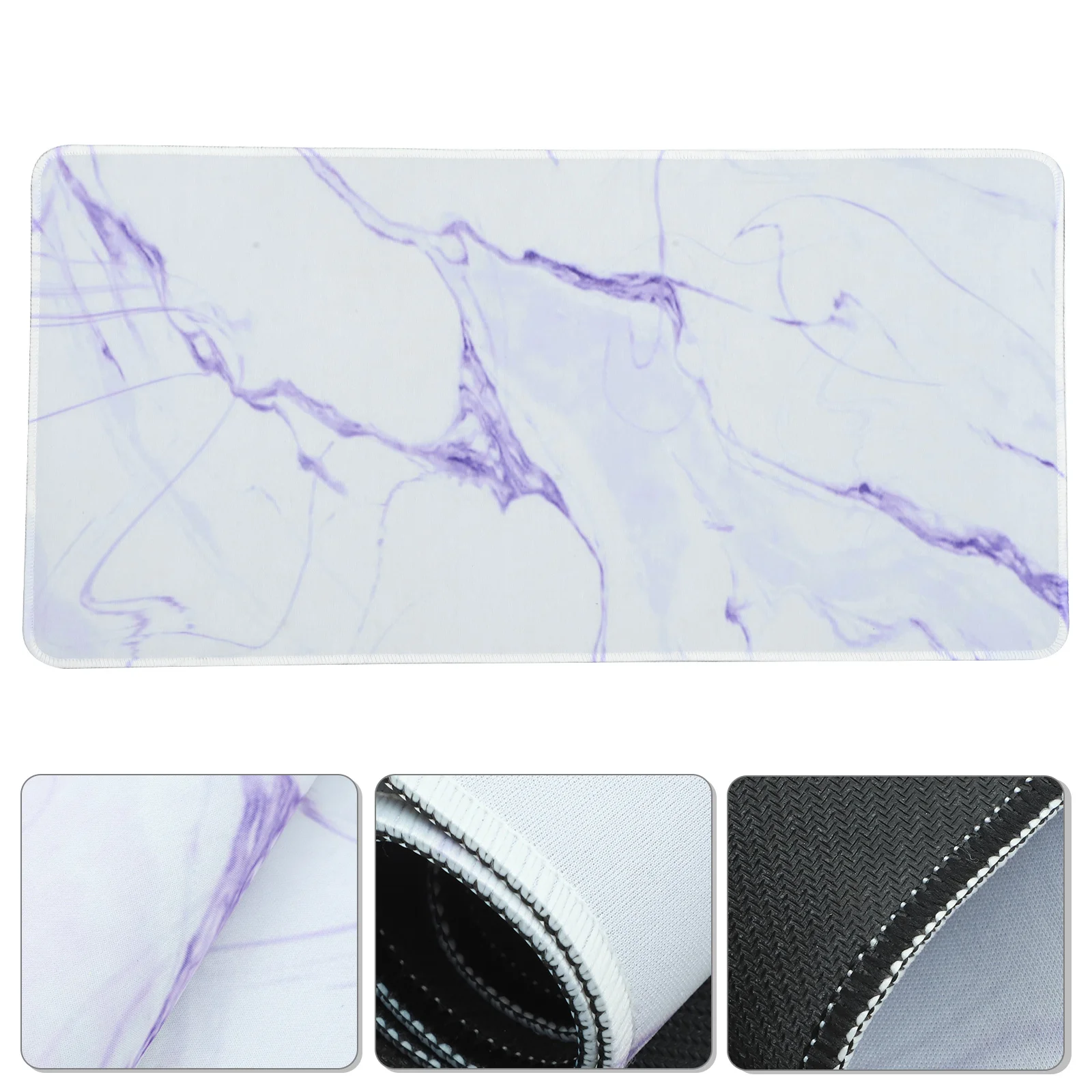 보호용 책상 매트 미끄럼 방지 고무 베이스 매끄러운 표면 높은 내구성 홈 오피스 여행용 마우스 패드에 유용함