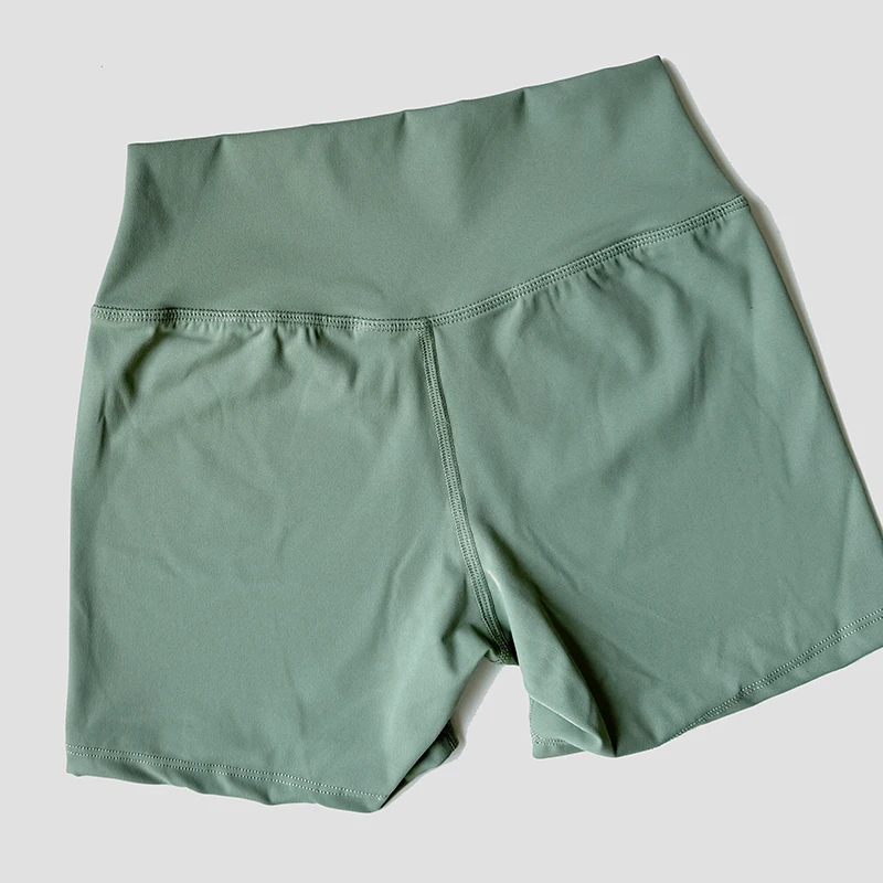 Pantalons pour femmes Jogging en plein air Leggings doux femme salle de Sport taille haute cyclisme Fitness Sport Shorts respirant course collants courts